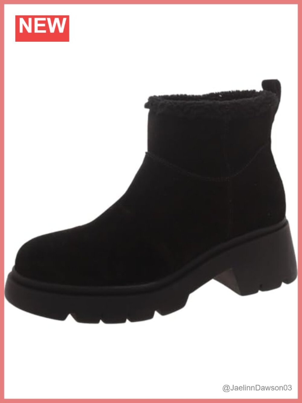 Steve Madden Women's Hatcher Platform Lug Sole Slip-On Ankle Bootie